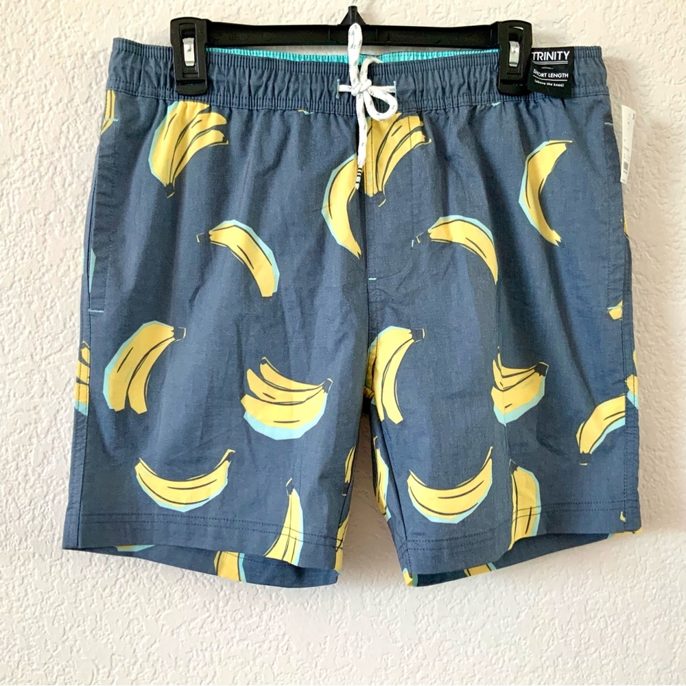 Trinity Collective Swim Trunk, Shorts, Navy, Sz Small